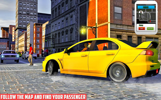 City Taxi Pick & Drop Simulation Game