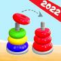 icon Color Stack Puzzle: Hoop Sort for iball Slide Cuboid