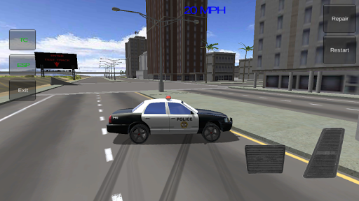 Police Car Drive Simulator 3D