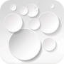 icon White Bubble Live Wallpaper for Sony Xperia XZ1 Compact