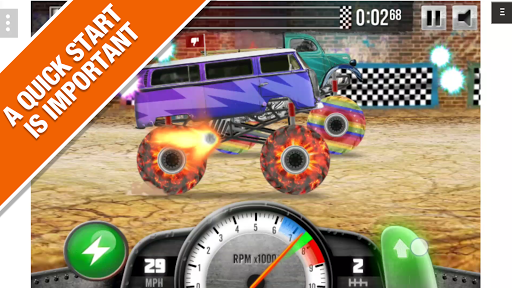 Racing Monster Trucks Free