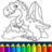 icon Dinosourus kleur spel 12.5.0