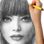 icon How To Draw A Face for Samsung Galaxy Note 10 1