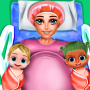 icon Pregnant Mom & Baby Twins Newborn Care Nursery