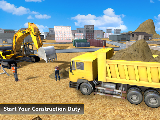 Heavy Excavator Dump Truck 3D