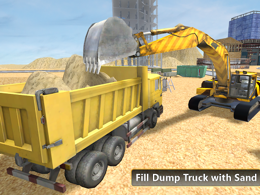 Heavy Excavator Dump Truck 3D