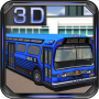 icon City Airport 3D Bus Parking