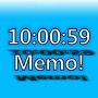 icon Always Visible Time and Memo