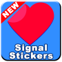 icon Love Stickers For Signal App for iball Slide Cuboid