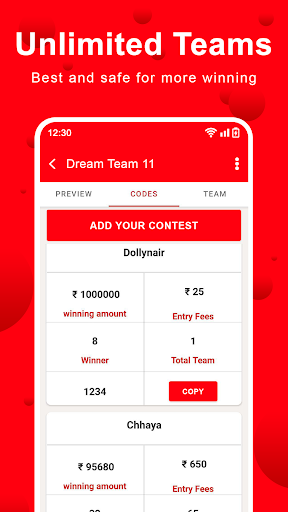 MyTeam11 - Teams for Dream11