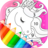 icon Rainbow Unicorns Coloring Book by Numbers 1.0