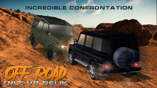 Off-Road UAZ vs Gelik