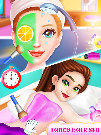 Spa day makeover game for girls