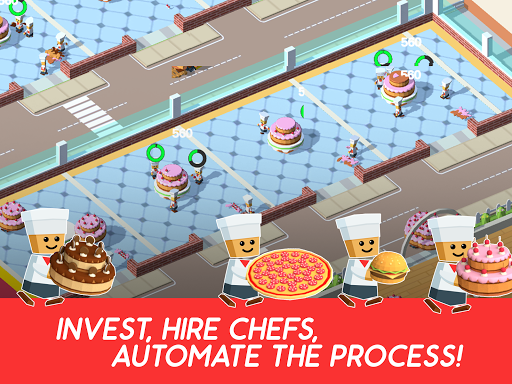 Idle Food Builder – Cakes Factory Tycoon Game