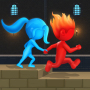 icon Water & Fire Stickman 3D