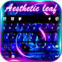 icon Neon Aesthetic Leaf