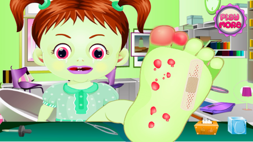 Baby Zombie foot Doctor