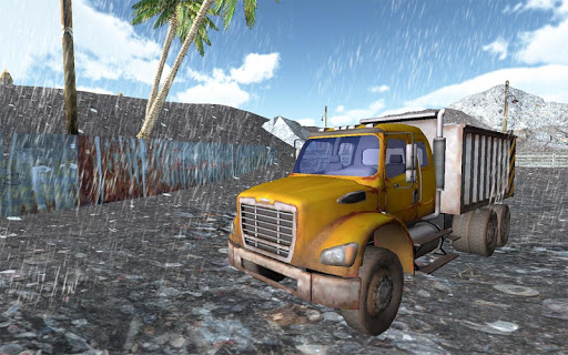 Dump Truck Rainstorm Delivery