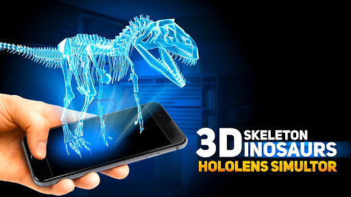 HoloLens Skeleton Dinosaurs 3D PRANK GAME