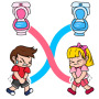 icon Toilet Time! Fun Bridge Puzzle