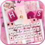 icon Pink Collage Keyboard Background for Samsung Galaxy J2 DTV