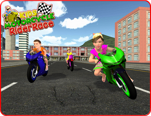 Kids MotorBike Rider Race 3D