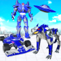 icon Wolf Robot Racing Car