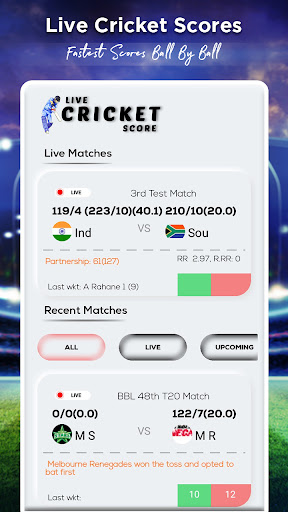 Live Cricket Score : Live Line