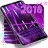 icon Neon Purple Keyboard 10001001