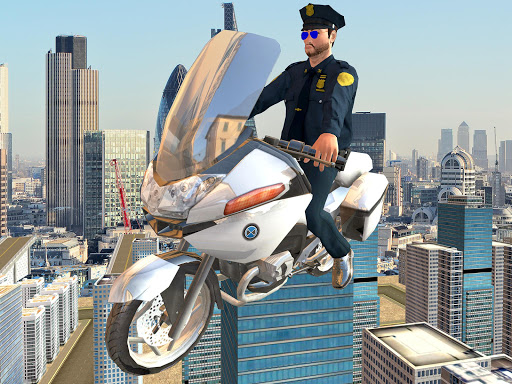 Flying Police Bike Rider 2016