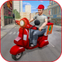 icon Moto Bike Pizza Delivery Games: Food Cooking