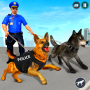 icon Police Dog VS Wild Wolf Attack