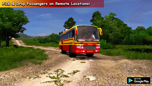 Offroad Coach Simulator : Offroad Bus Games 2021