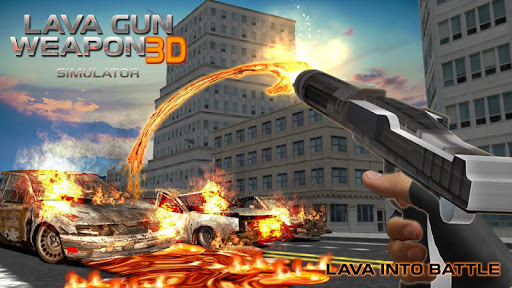 Lava Gun Weapon 3D Simulator