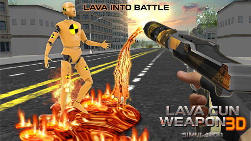 Lava Gun Weapon 3D Simulator