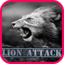 icon Lion savage attack