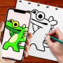 icon AR Drawing Sketch & Art Trace for LG Q6a