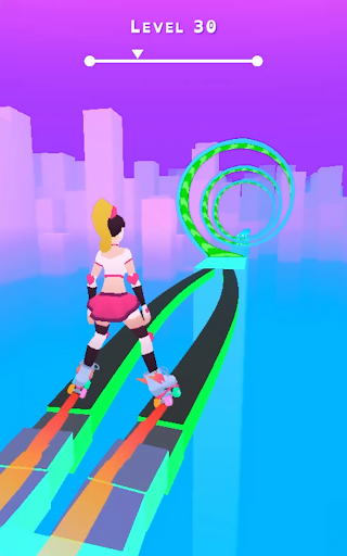 Sky Roller: Rainbow Skating