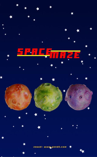 Maze game on time - space ship