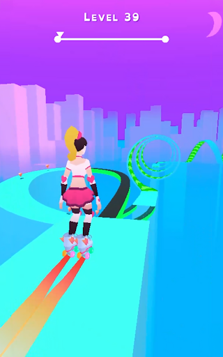 Sky Roller: Rainbow Skating