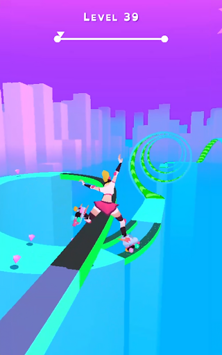 Sky Roller: Rainbow Skating