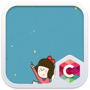 icon Cute Girl Theme C Launcher for Sony Xperia XZ1 Compact