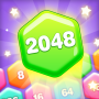 icon 2048 Hexagon Crush
