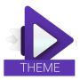 icon Material Purple Theme
