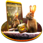 icon Rabbit in Space Theme Launcher