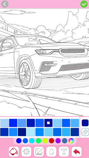 Car coloring games - Color car