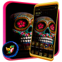 icon Pearl Skull Flower Theme for LG Q6a