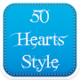 icon 50 Hearts Fonts Style