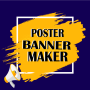 icon Poster maker, banner, flyer