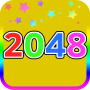 icon 2048 Number Puzzle Game Colors for iball Slide Cuboid